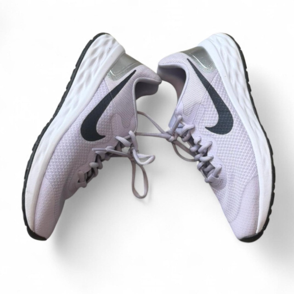 Nike Revolution 6 Next Nature Violet Frost Running Shoes, Youth 5.5/Women's 7